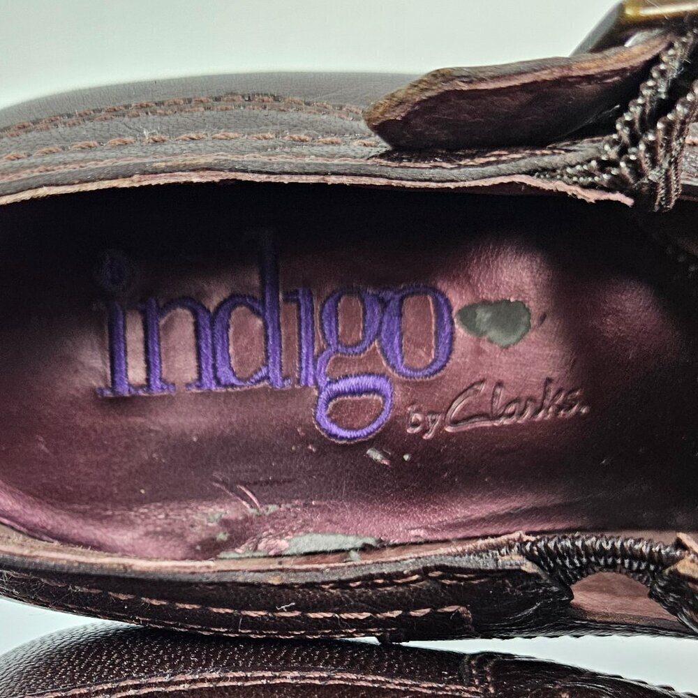 Indigo by Clarks Lea Sylvie II Retro Mary Jane Round Toe Chunky Heel Pump 7.5 - Picture 11 of 11